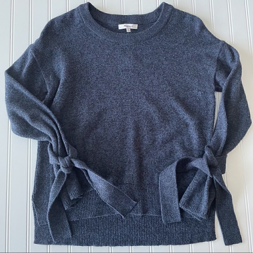 Madewell Tie Cuff Sweater- Size XS